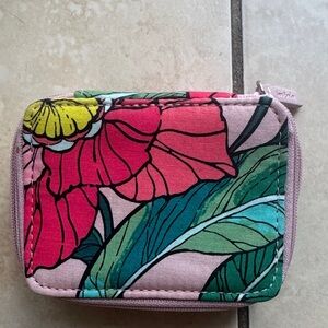 Vera Bradley Floral pill or jewelry case for traveling